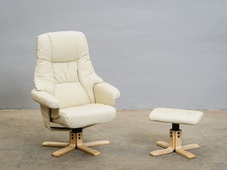 Relax krēsls ar pufu 206051B